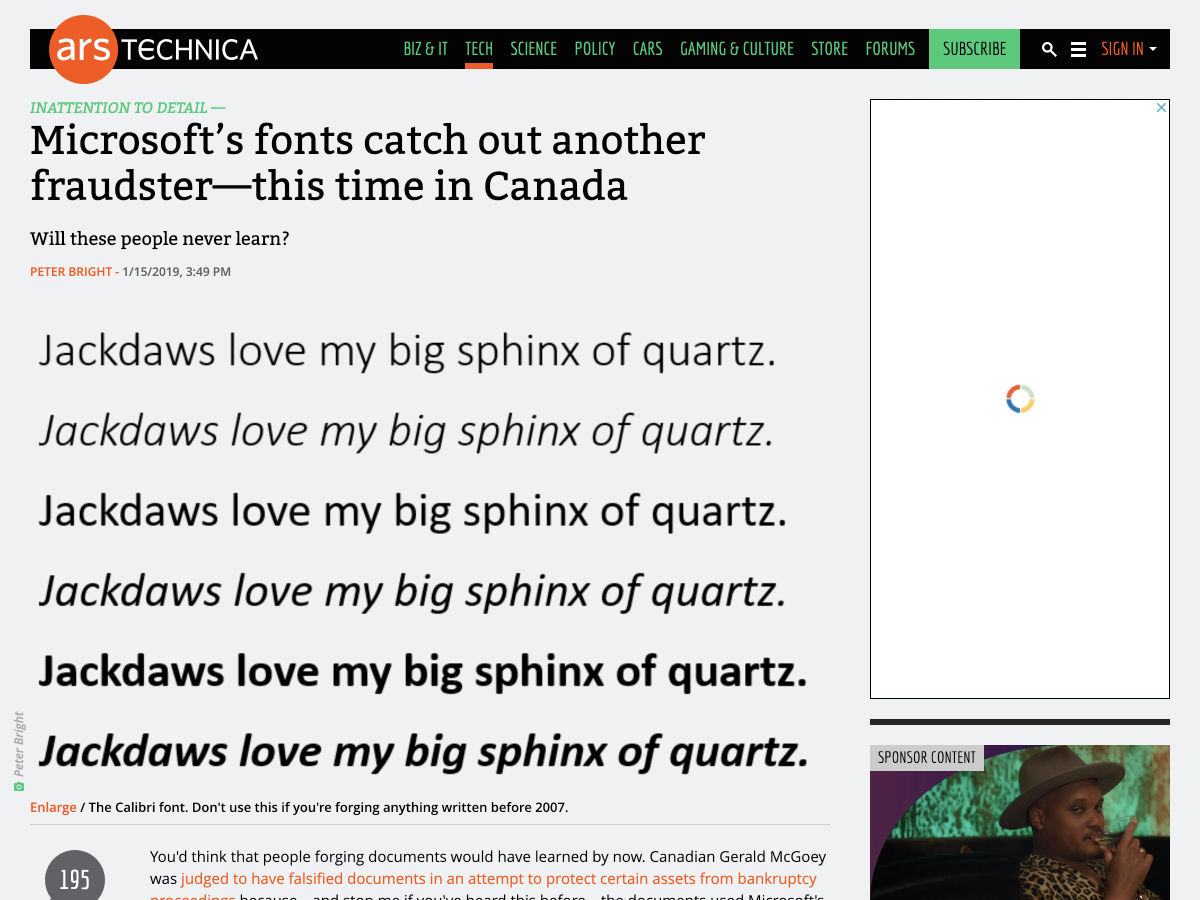 Popular design news of the week: January 28, 2019 - February 3, 2019 fraudster