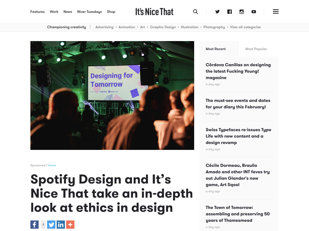 Popular design news of the week: January 28, 2019 - February 3, 2019 ethics