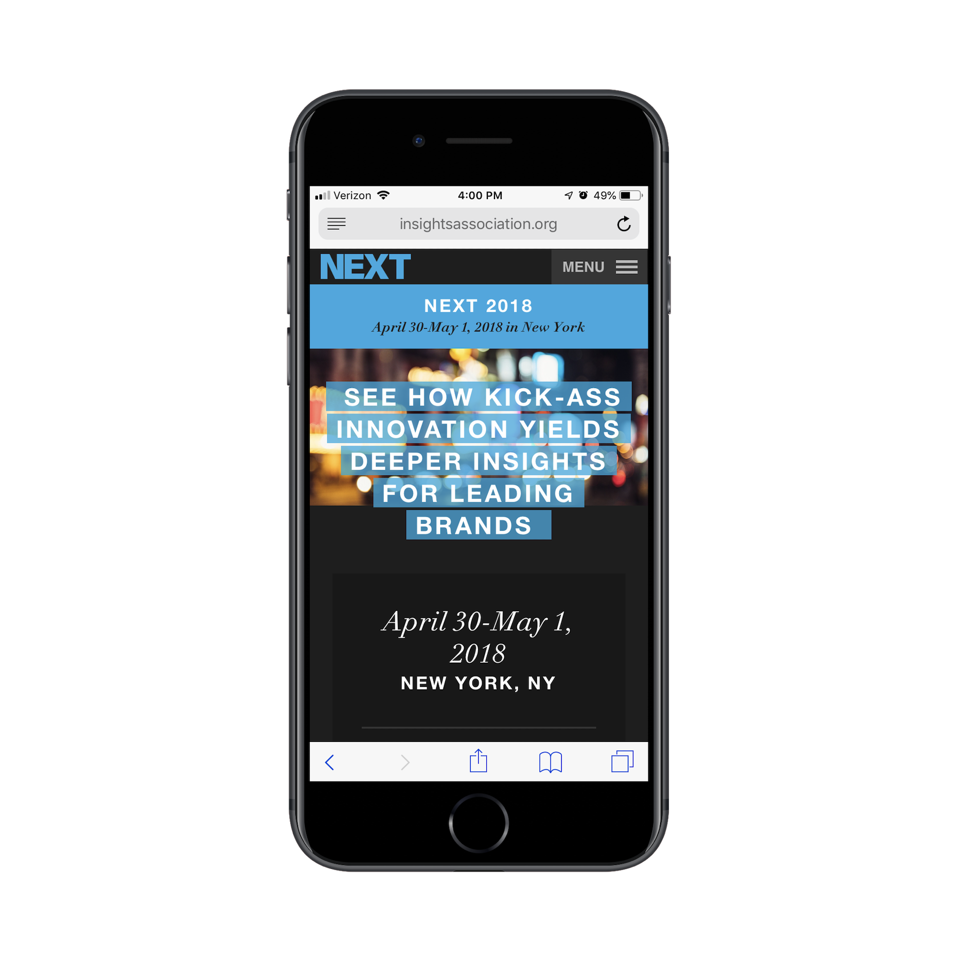 Designing Mobile Websites for Voice Search Search for Conference 3
