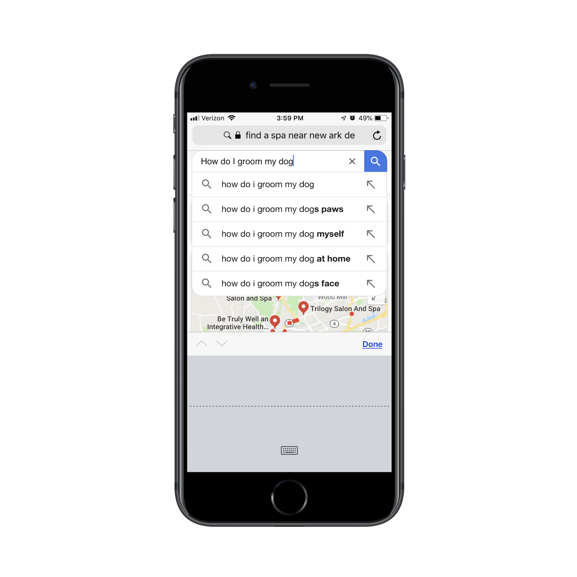 Designing Mobile Websites for Voice Search Search for Grooming Tip 1