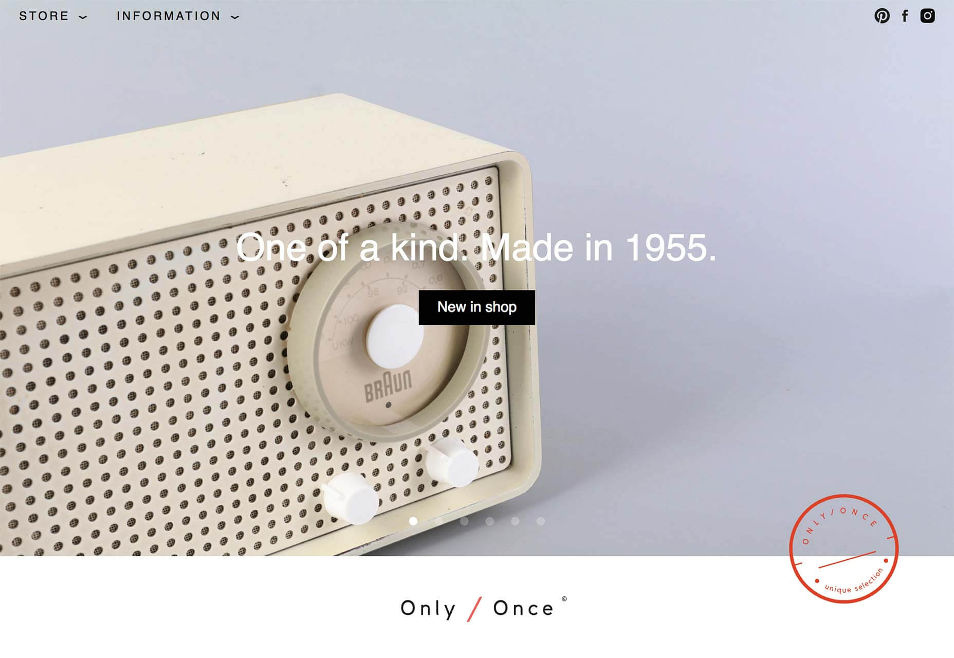 20 Freshest Web Designs, January 2019 18_once