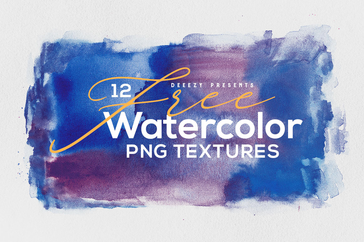 Free Download: 12 Abstract Watercolor Textures d1