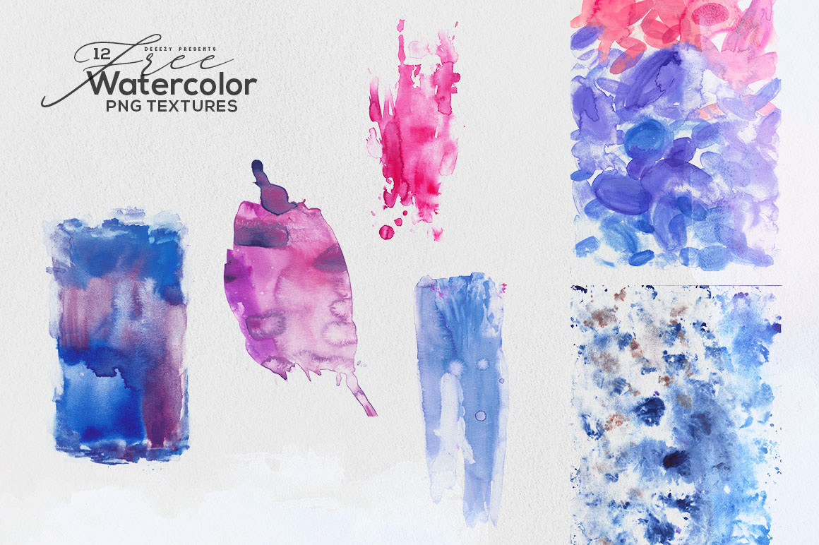 Free Download: 12 Abstract Watercolor Textures d6