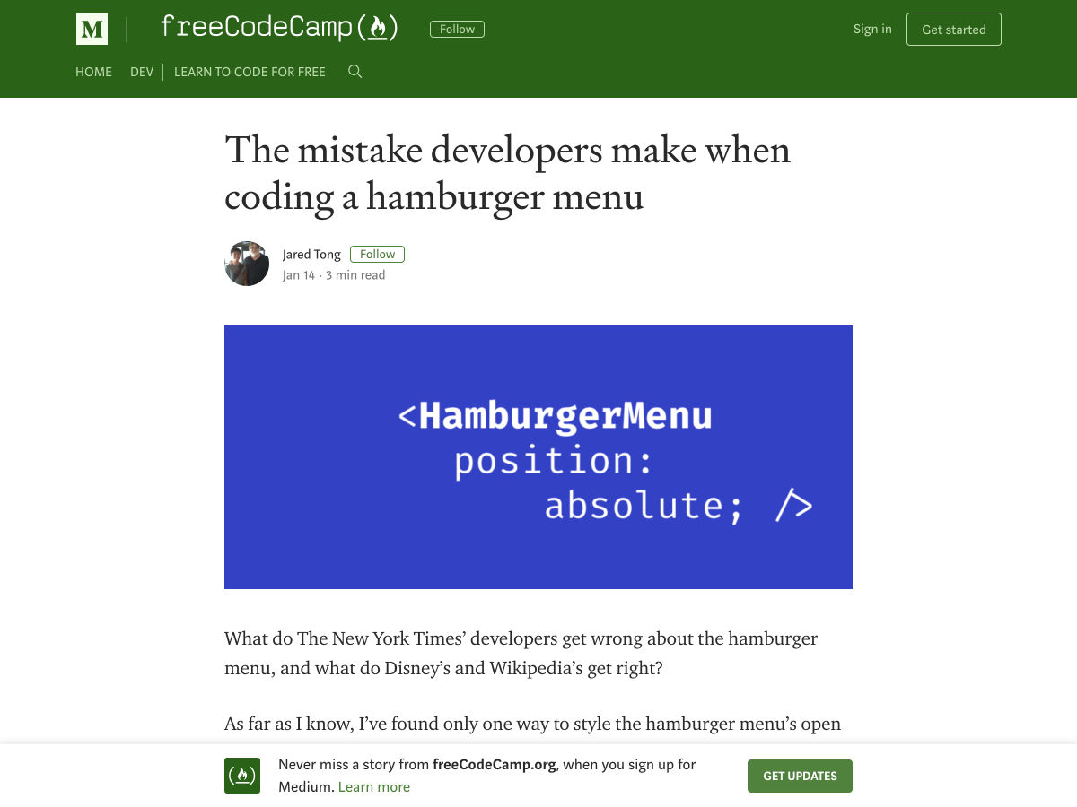 Popular design news of the week: January 21, 2019 - January 27, 2019 hamburger 1