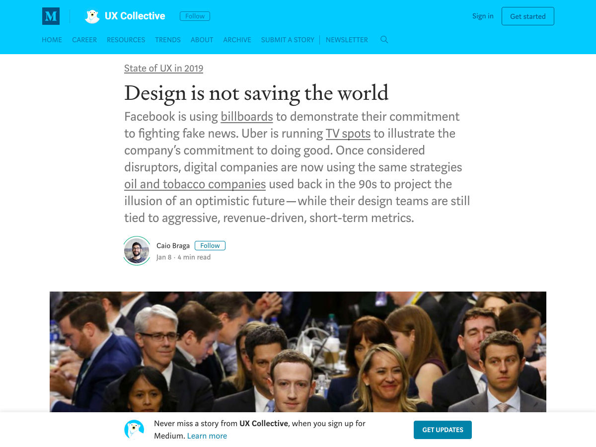 Popular design news of the week: January 7, 2019 - January 13, 2019 savingtheworld