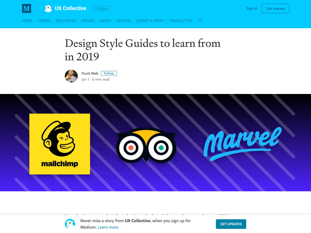Popular design news of the week: December 31, 2018 - January 6, 2019 styleguides 2