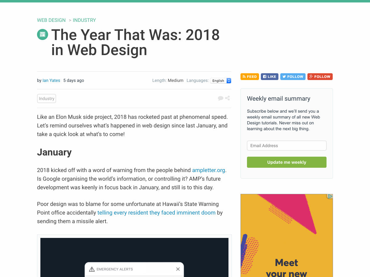 Popular design news of the week: December 31, 2018 - January 6, 2019 yearthatwas
