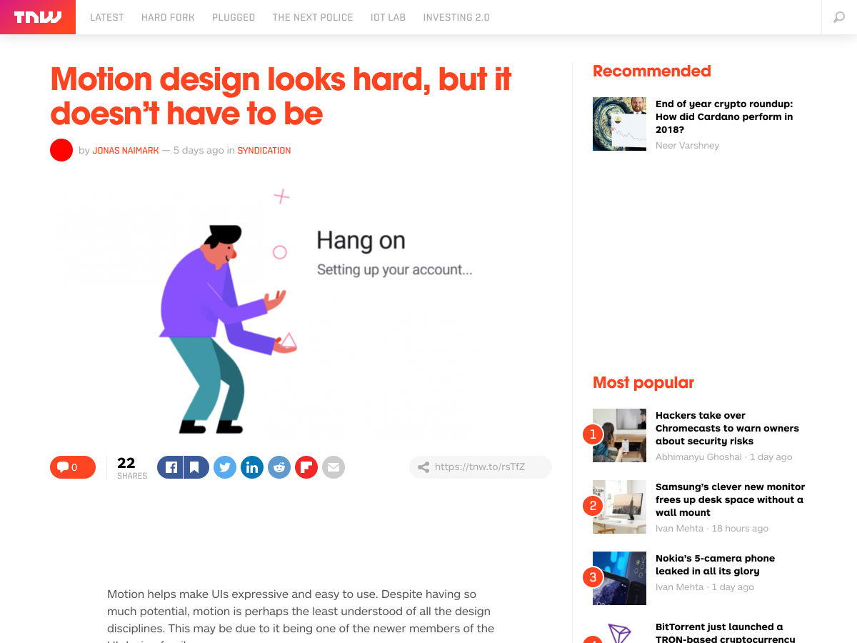 Popular design news of the week: December 31, 2018 - January 6, 2019 motiondesign
