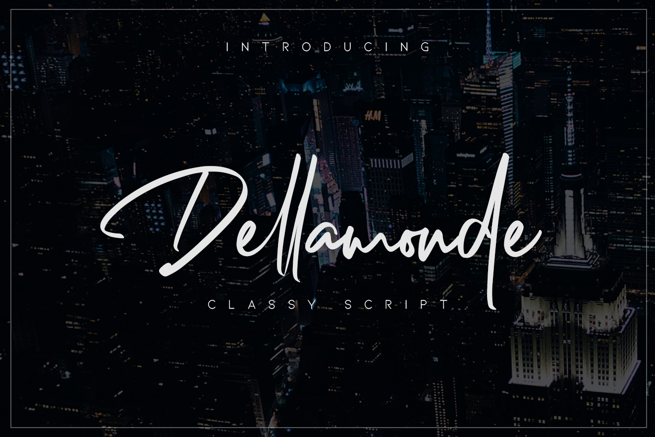 Free Download: Dellamonde Font d1