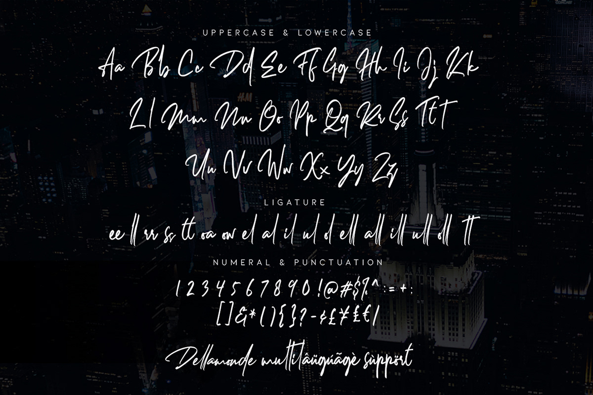 Free Download: Dellamonde Font d9