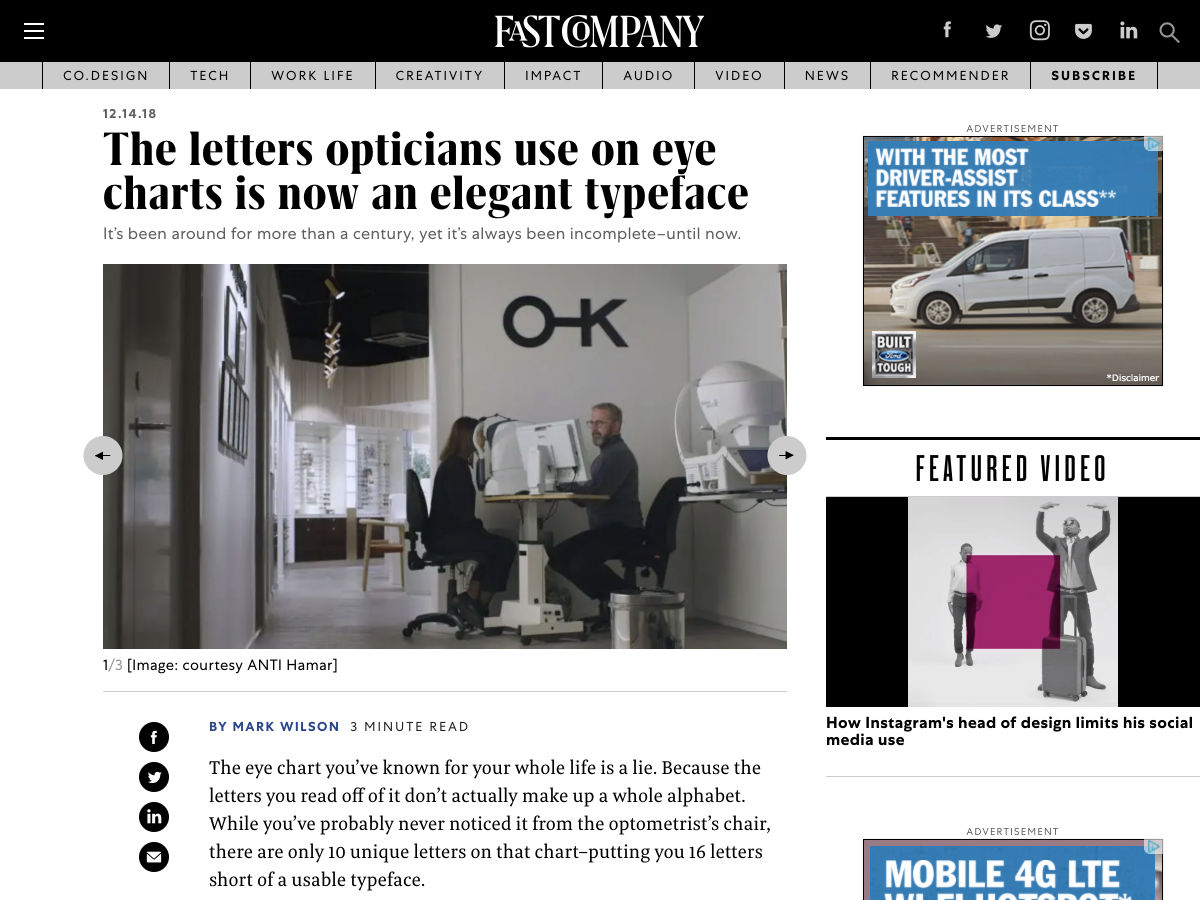 Popular design news of the week: December 17, 2018 - December 23, 2018 font