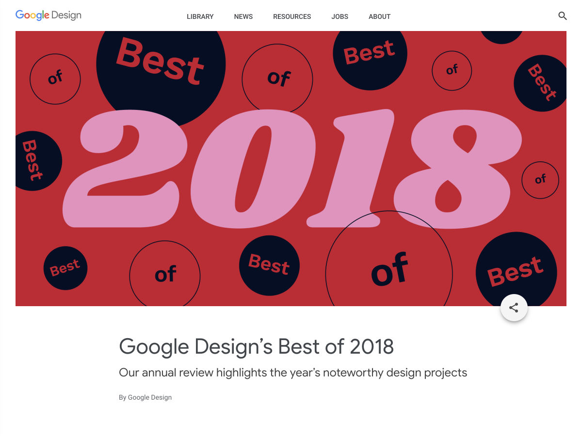 Popular design news of the week: December 17, 2018 - December 23, 2018 googlebest