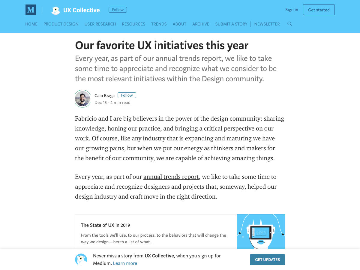 Popular design news of the week: December 17, 2018 - December 23, 2018 initiatives