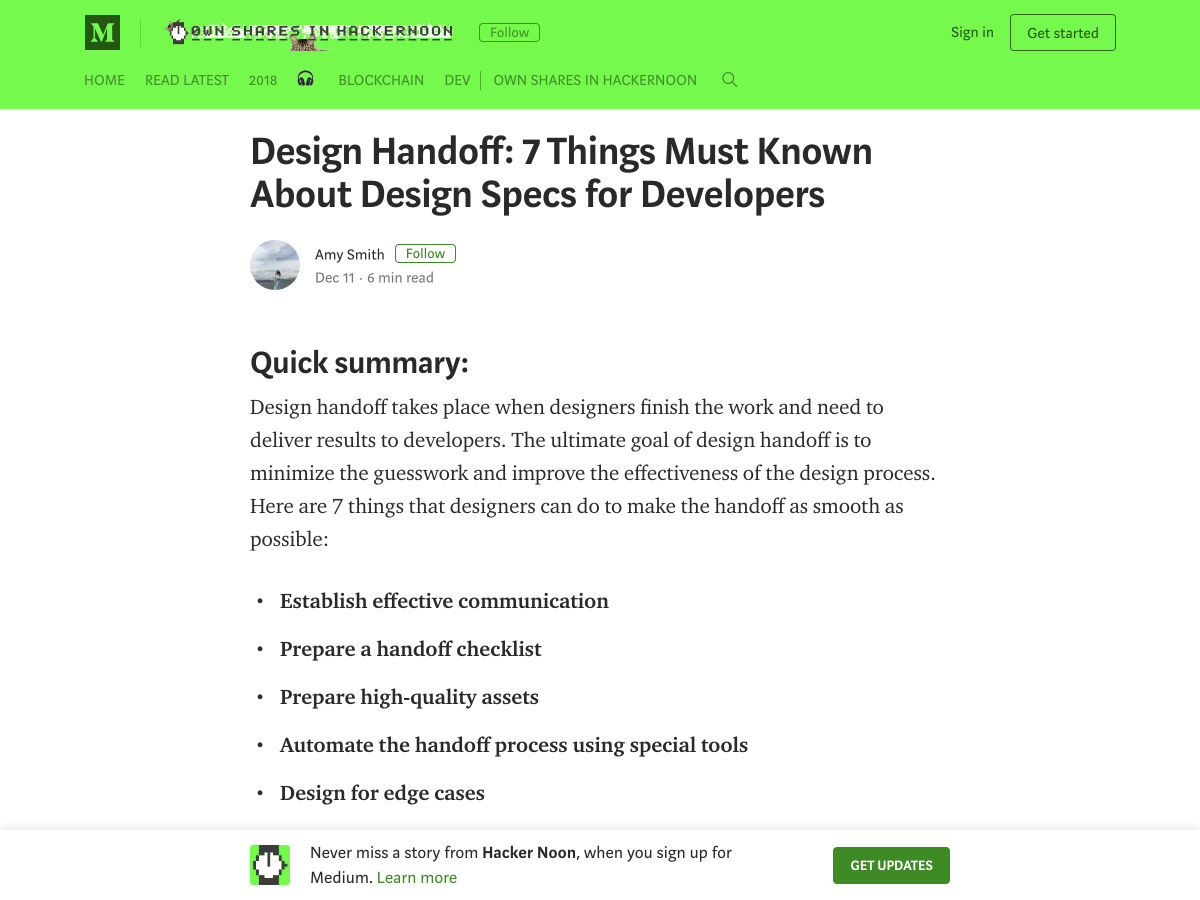 Popular design news of the week: December 17, 2018 - December 23, 2018 handoff