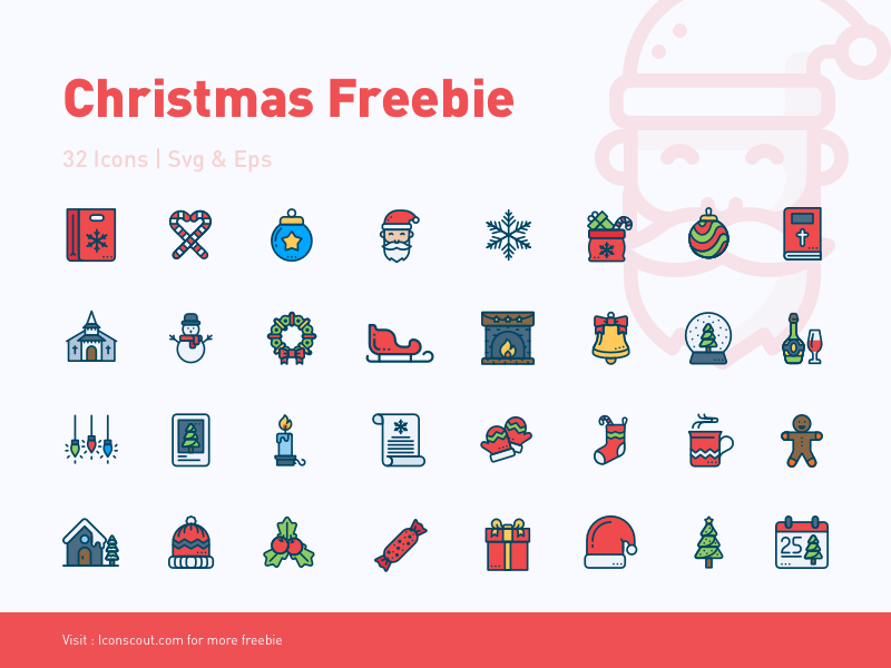 Free Download: Christmas Icon Pack Group85