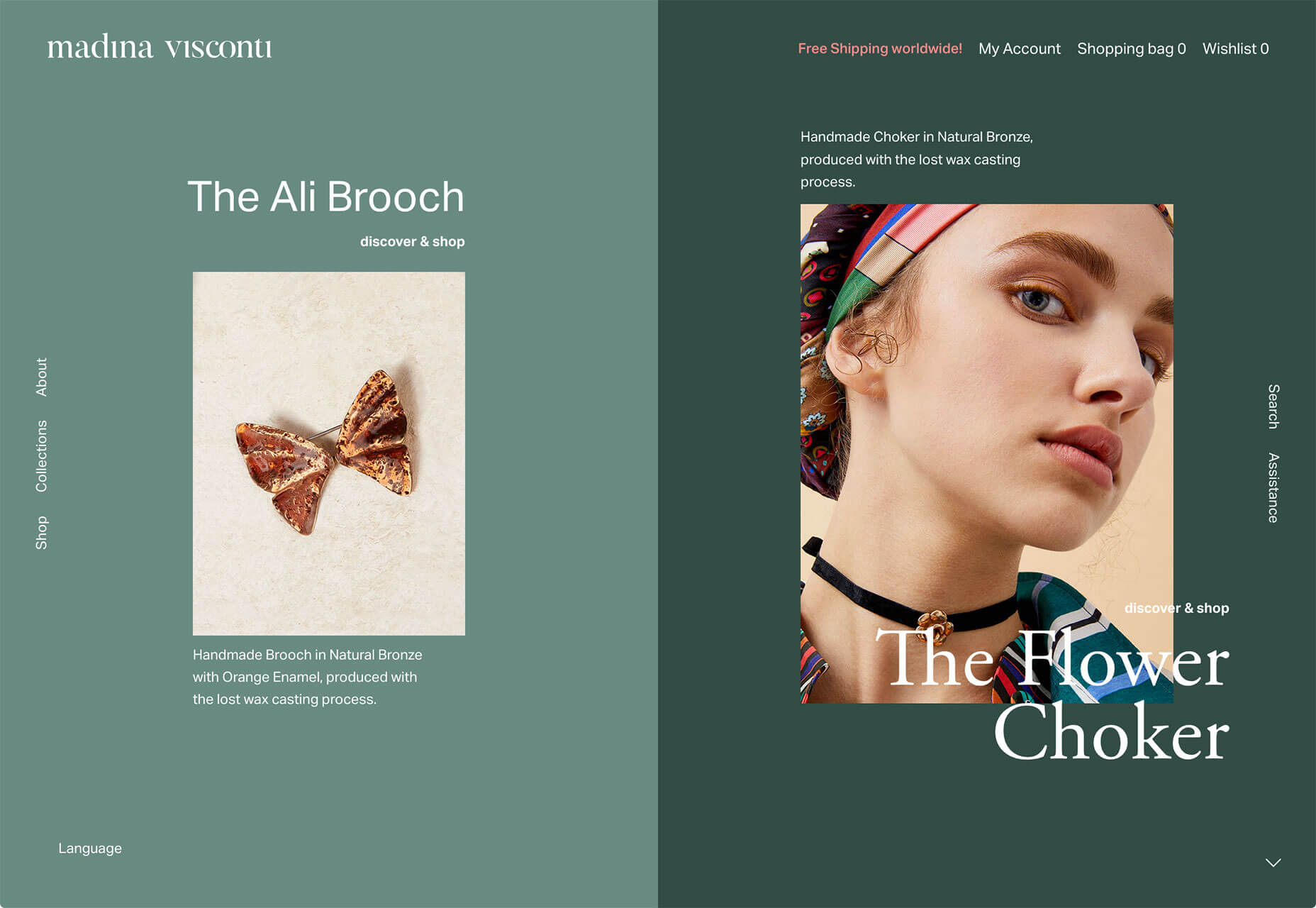 20 Freshest Web Designs, December 2018 madinavisconti