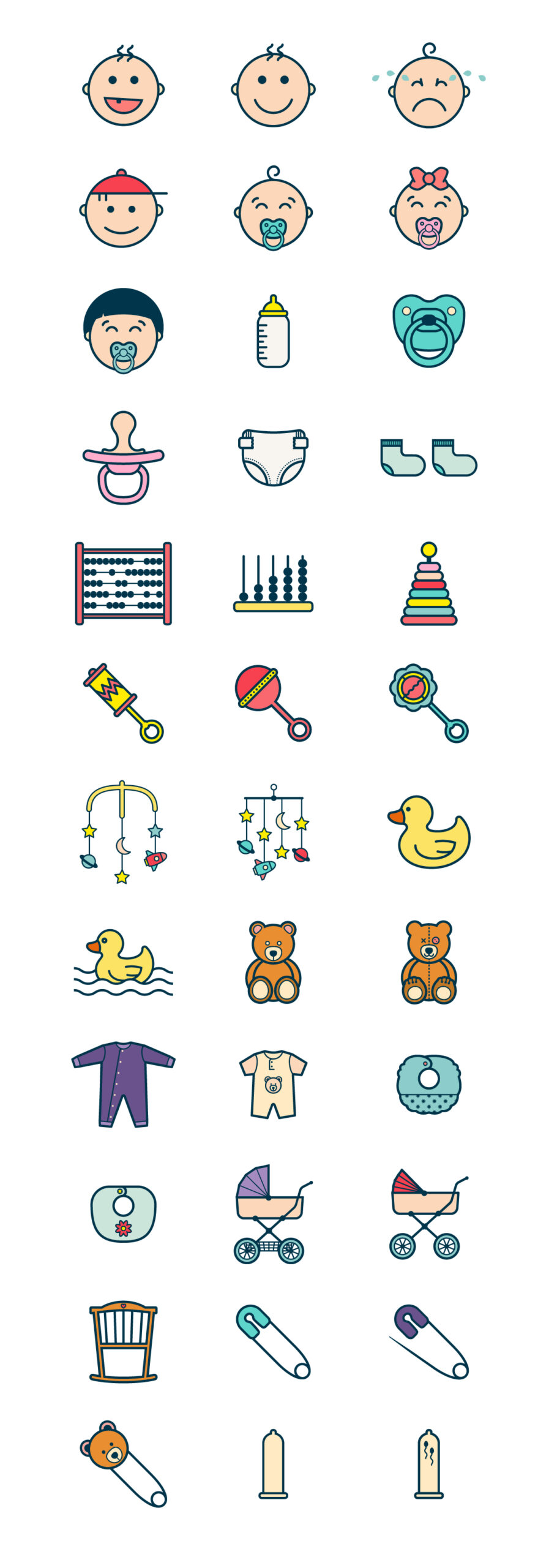 Free Download: Baby Icon Pack b2