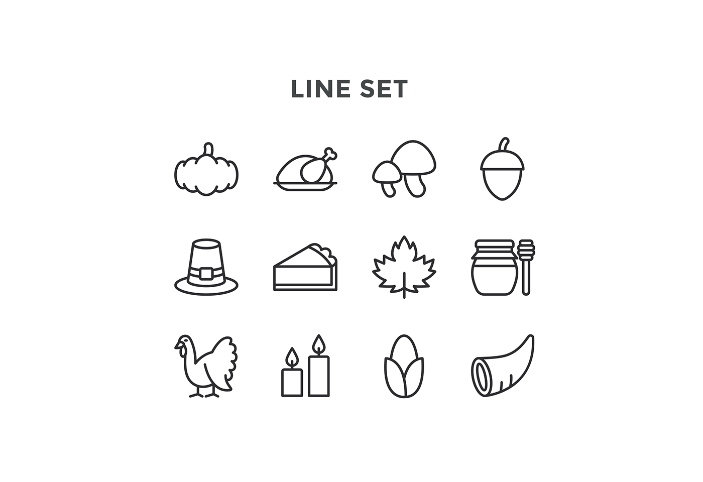 Free Download: Thanksgiving Icons t3