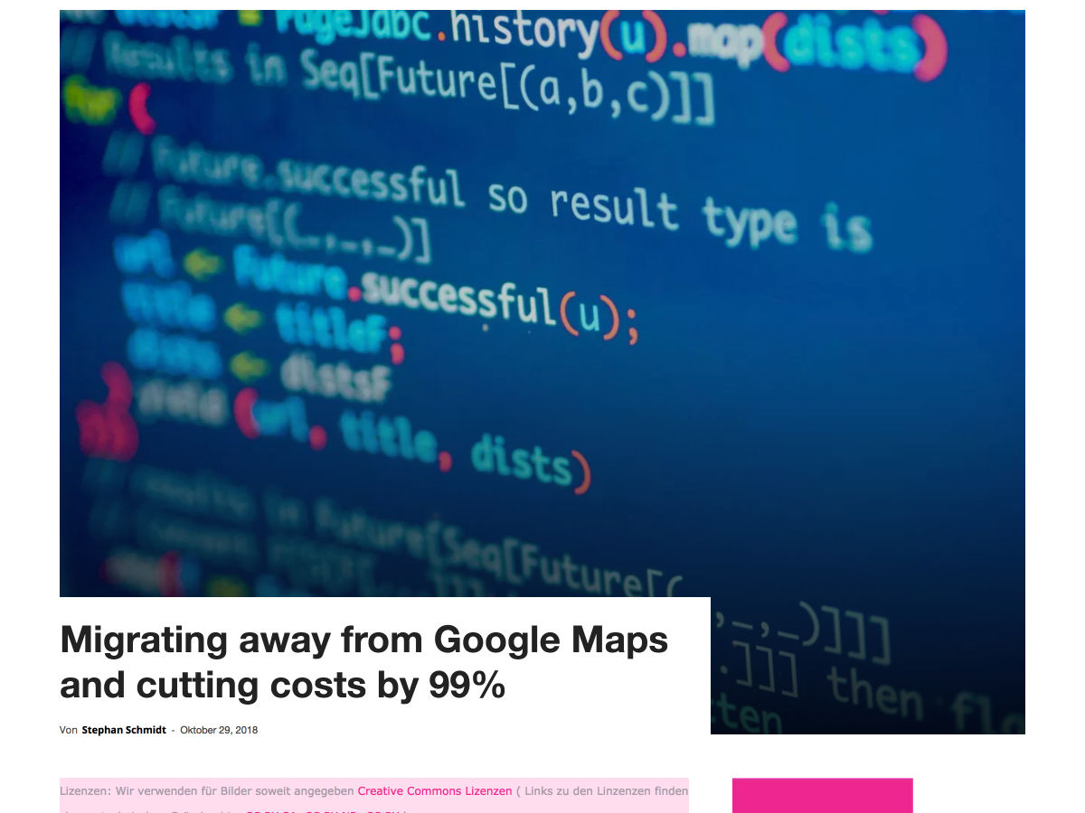 Popular design news of the week: November 5, 2018 - November 11, 2018 googlemaps