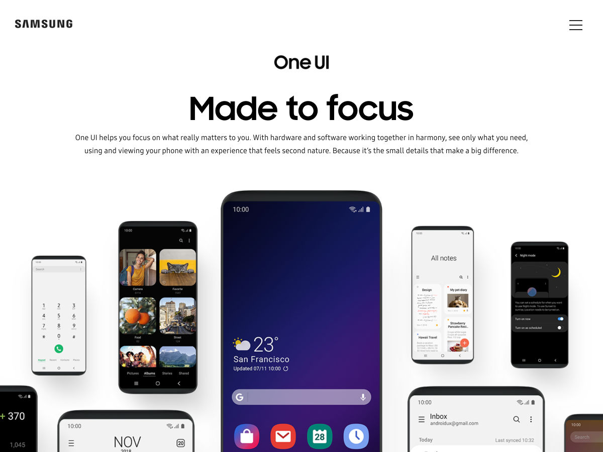 Popular design news of the week: November 5, 2018 - November 11, 2018 oneui