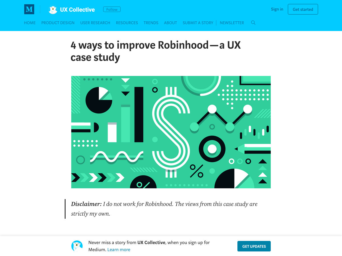 Popular design news of the week: November 5, 2018 - November 11, 2018 robinhood