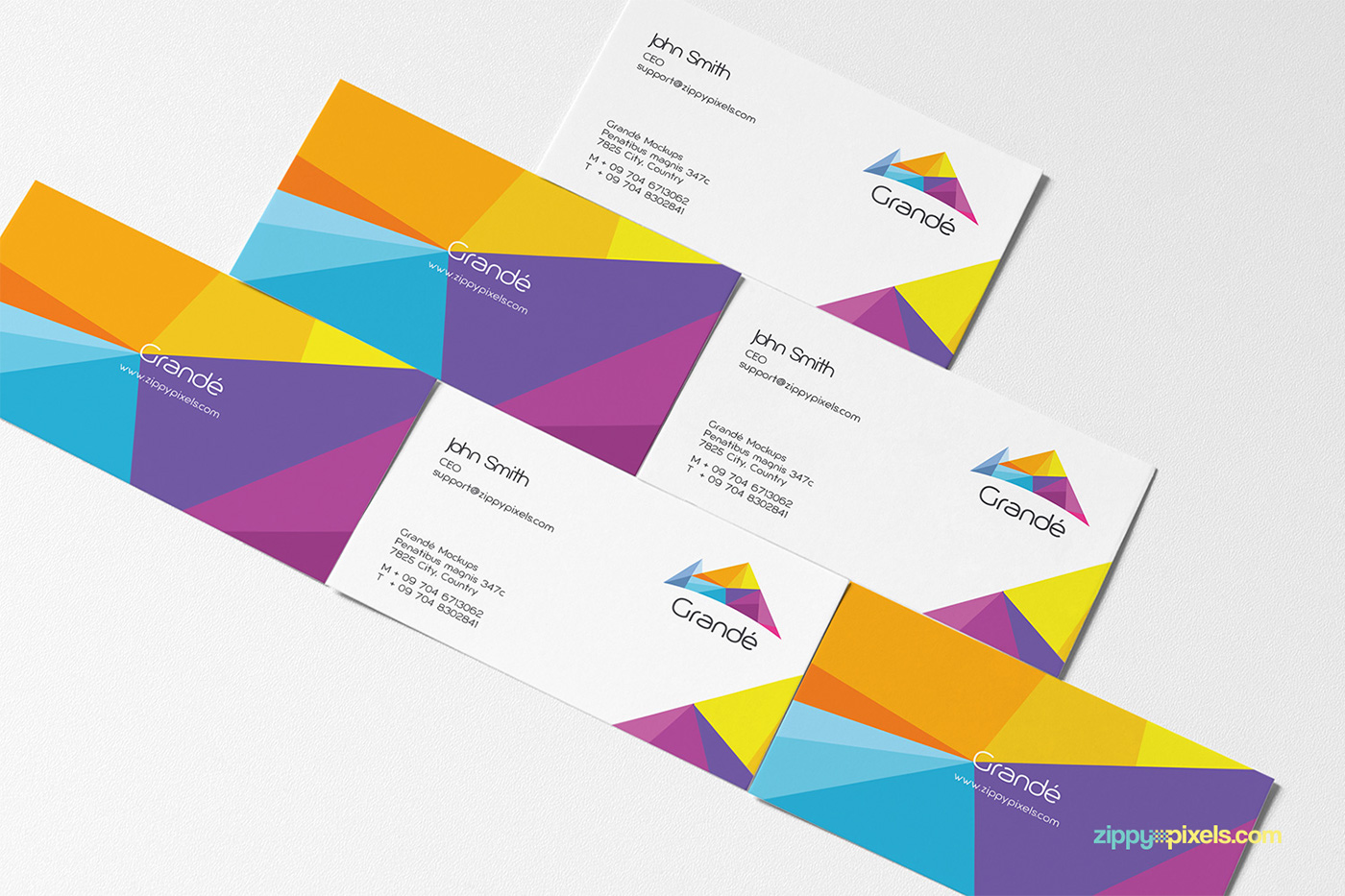 Free Download: 8 Photorealistic Stationery Branding PSD Mockups z8
