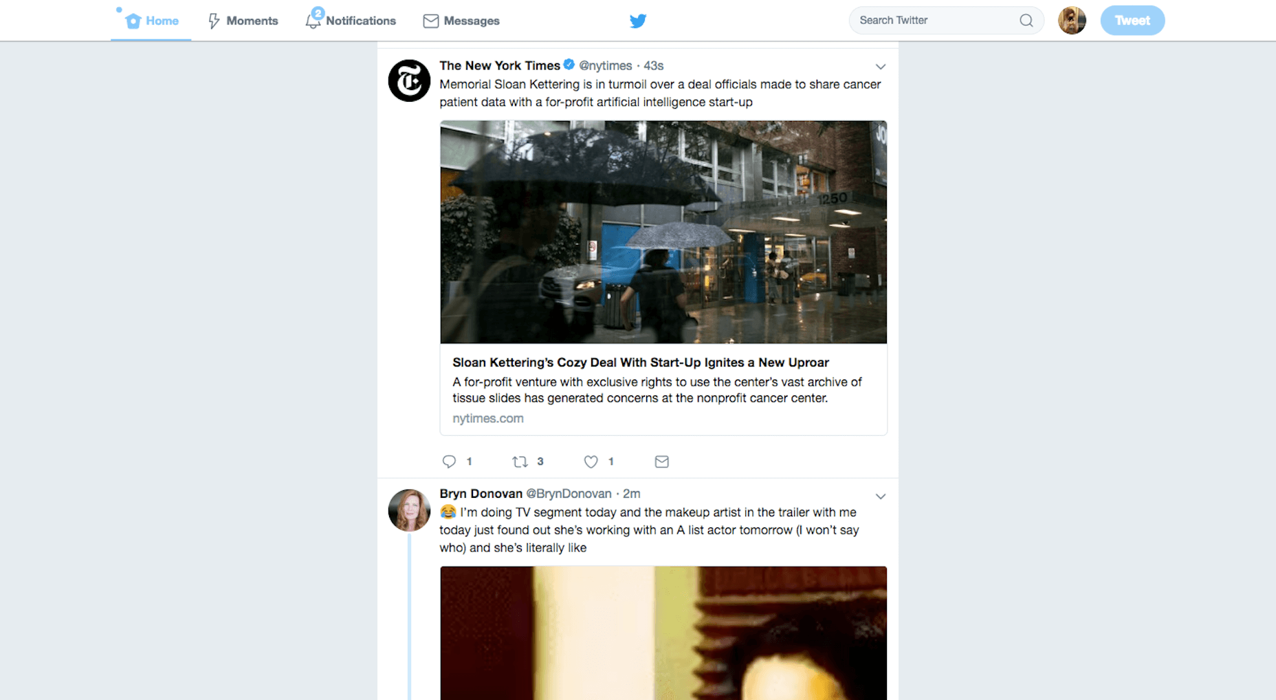 Unique Ways to Integrate Social Media into Web Design Twitter Notifications