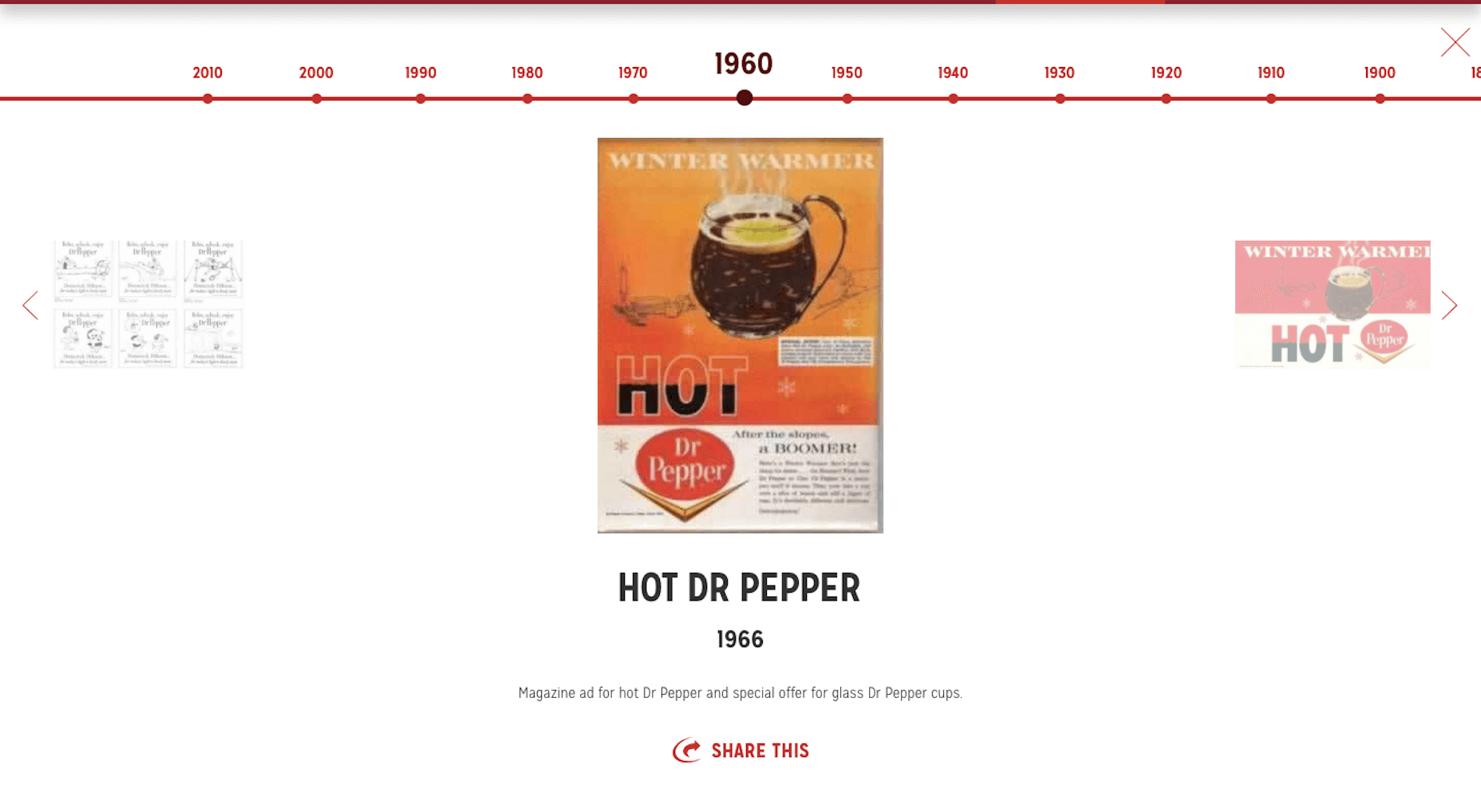 Unique Ways to Integrate Social Media into Web Design Dr Pepper Timeline