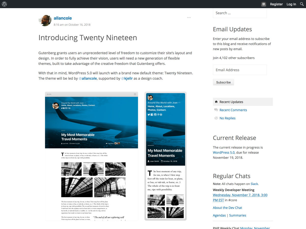 Popular design news of the week: October 29, 2018 - November 4, 2018 wordpress5