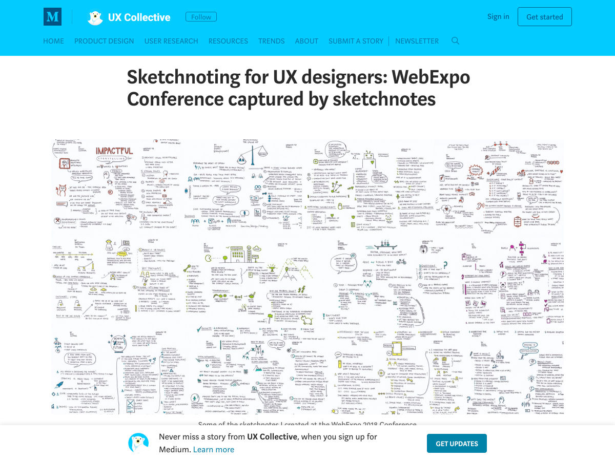 Popular design news of the week: October 29, 2018 - November 4, 2018 sketchnoting