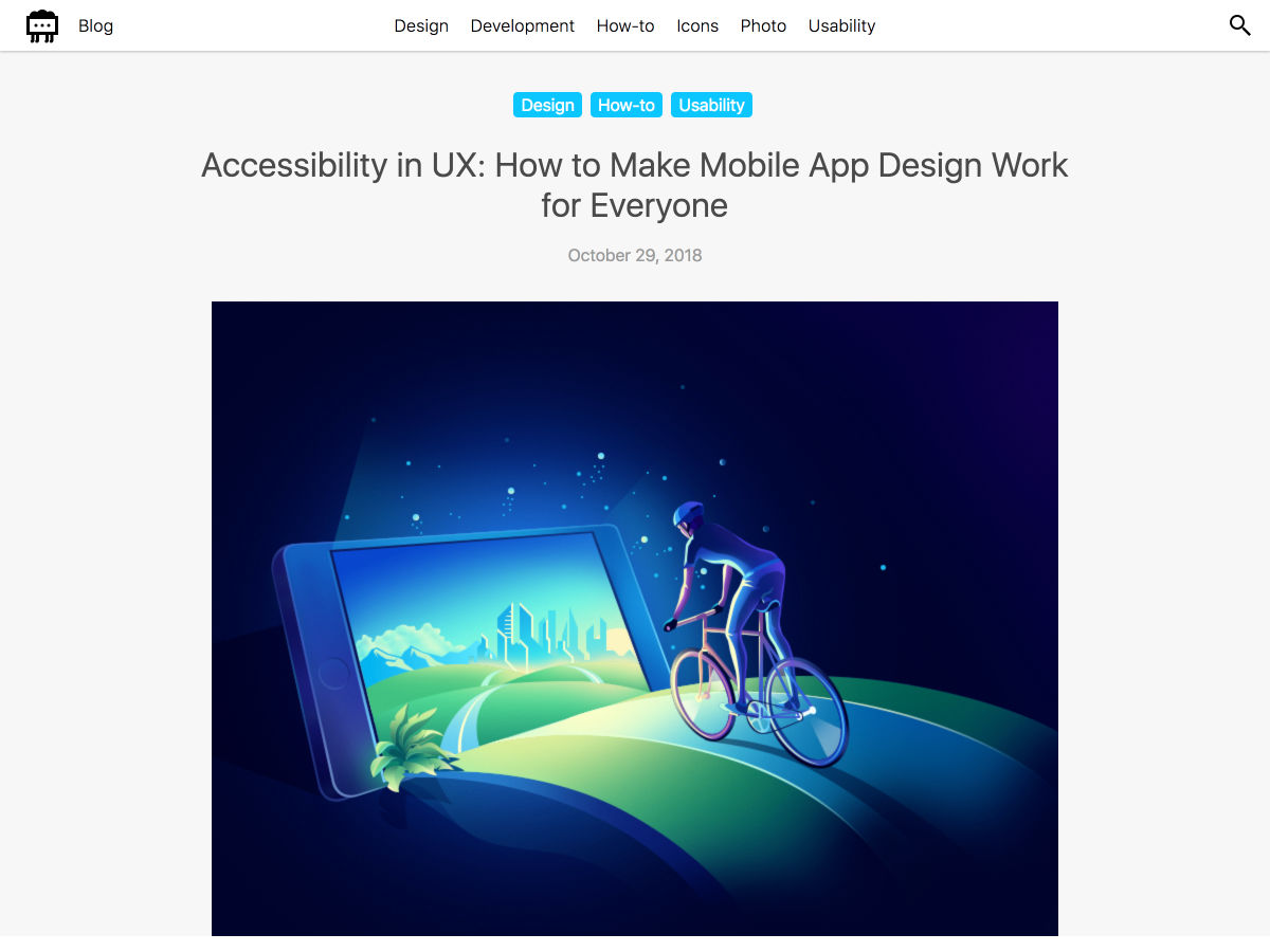 Popular design news of the week: October 29, 2018 - November 4, 2018 accessibility 7