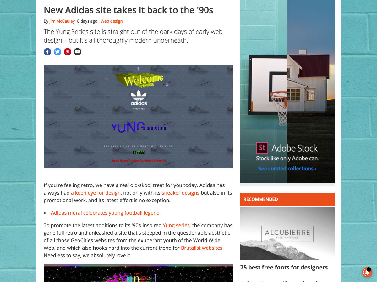 Popular design news of the week: October 22, 2018 - October 28, 2018 adidas 2