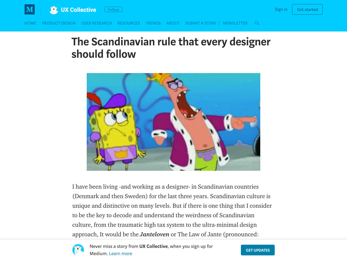 Popular design news of the week: October 22, 2018 - October 28, 2018 scandinavian 1