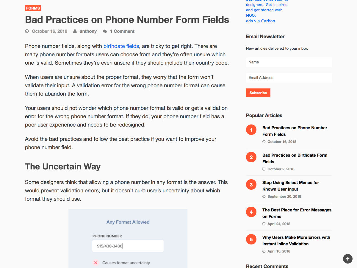 Popular design news of the week: October 22, 2018 - October 28, 2018 phonenumber