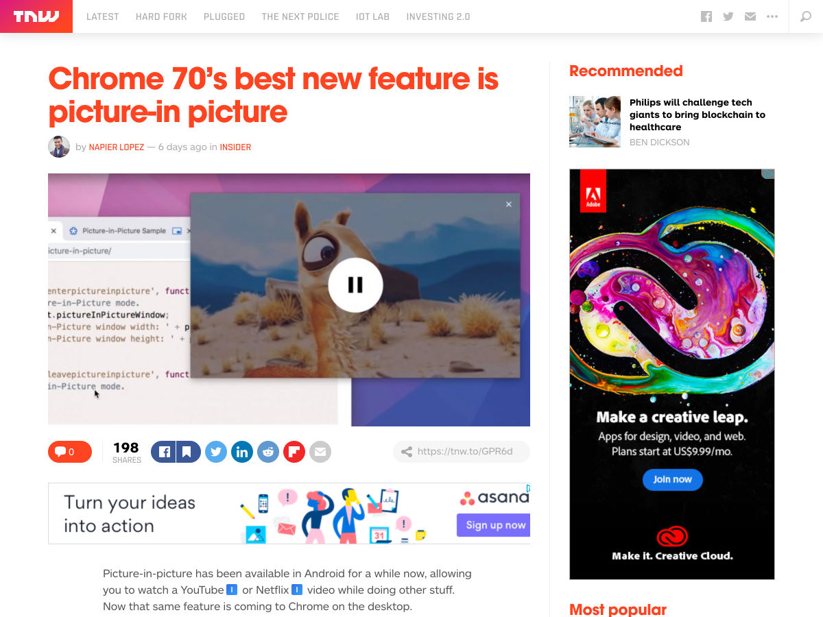 Popular design news of the week: October 22, 2018 - October 28, 2018 chrome70