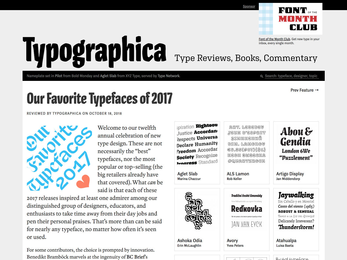 Popular design news of the week: October 22, 2018 - October 28, 2018 typographica