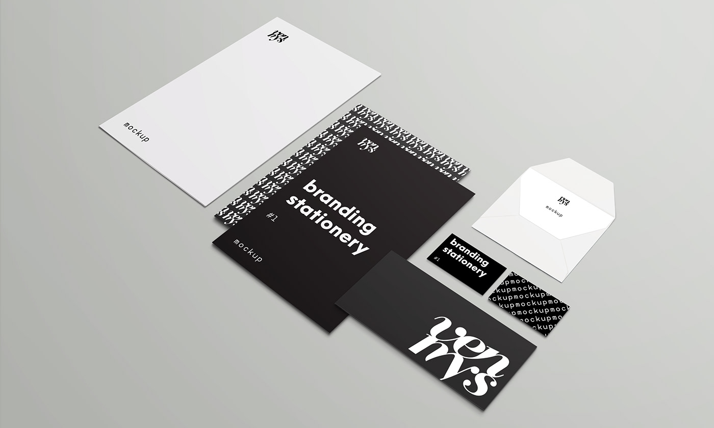 Free Download: Branding Stationery Mockup 2
