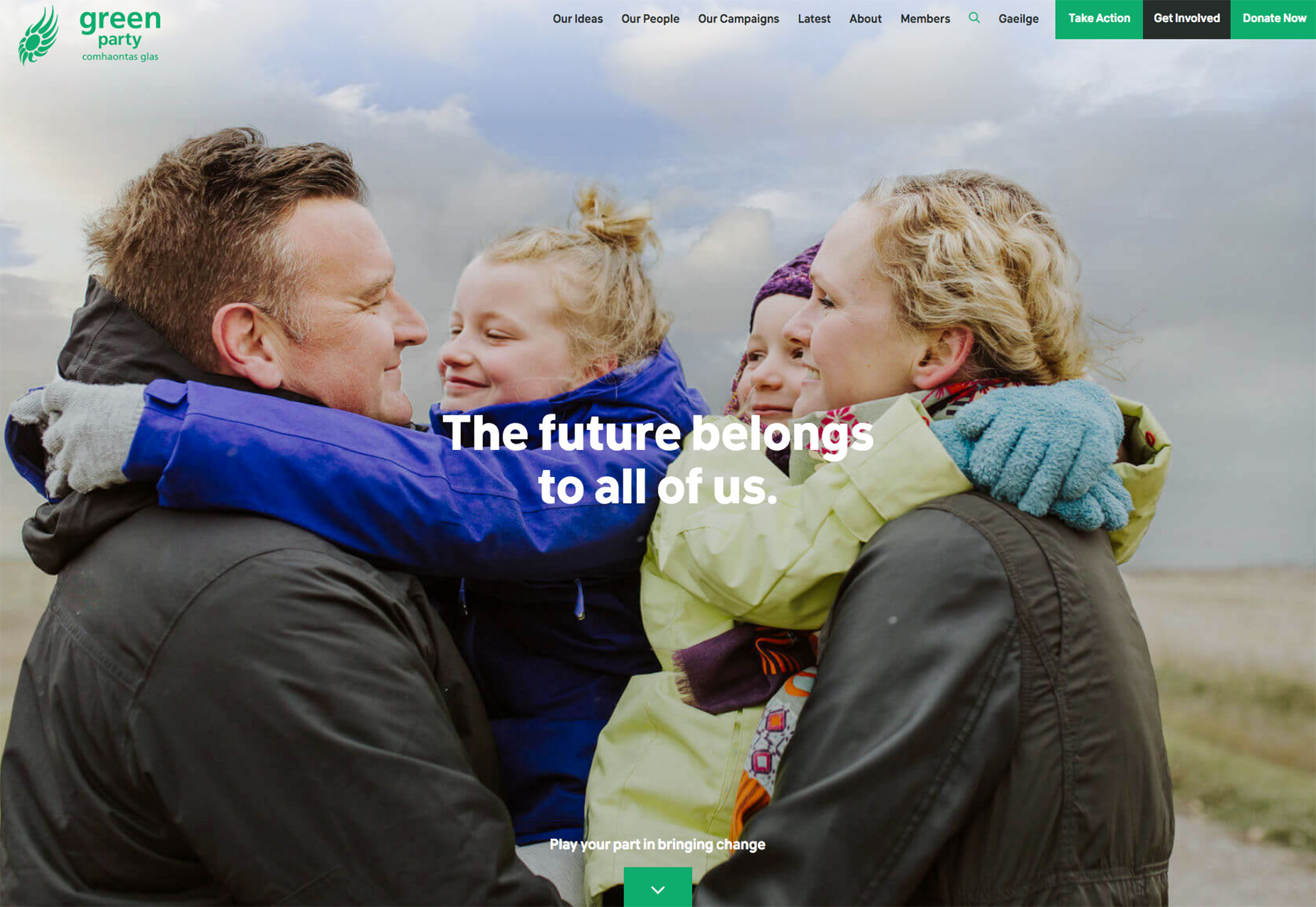20 Freshest Web Designs, October 2018 greenparty