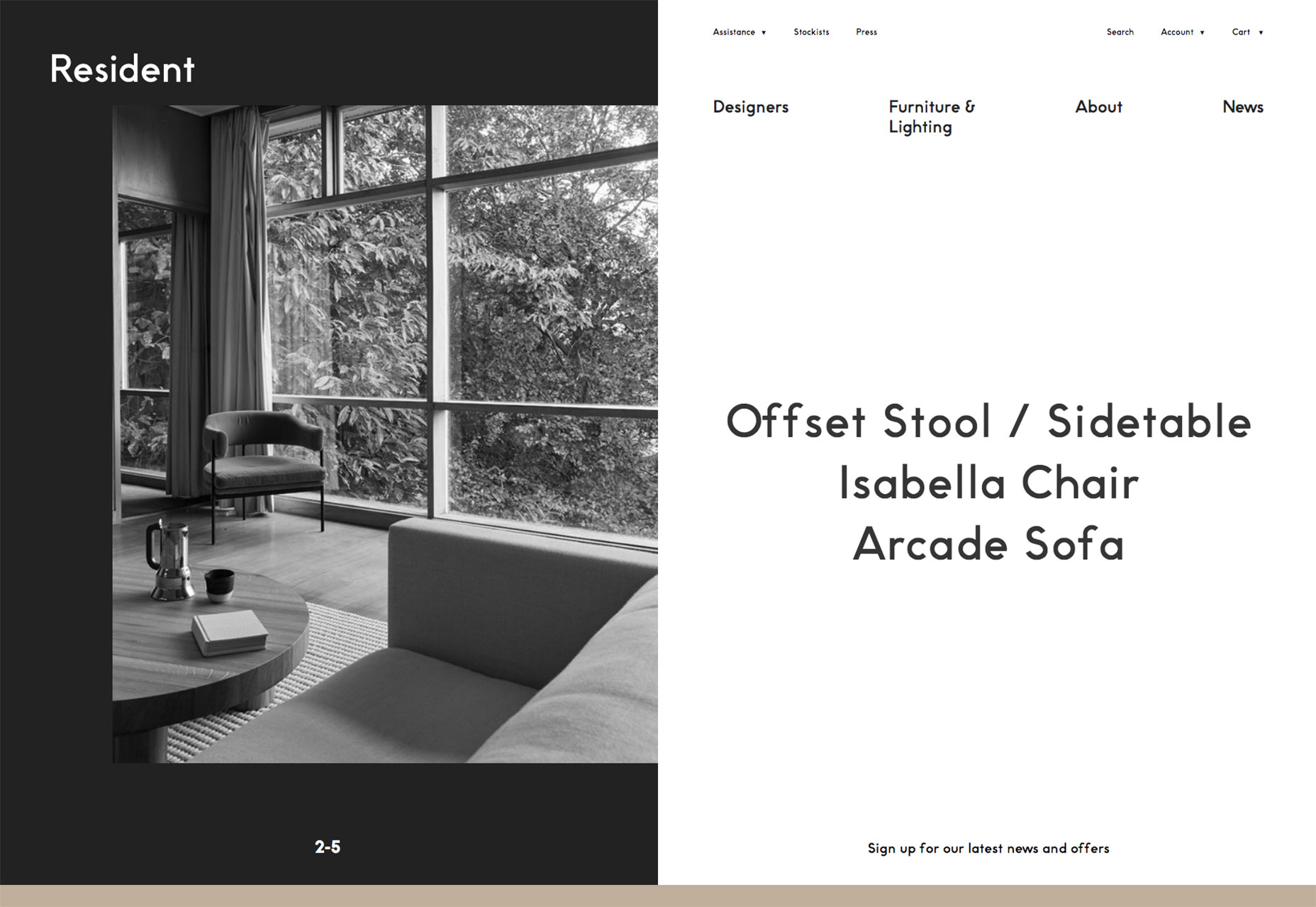 20 Freshest Web Designs, October 2018 resident