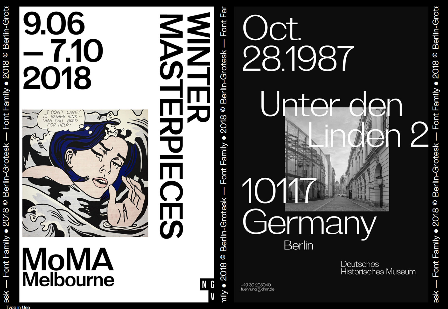 20 Freshest Web Designs, October 2018 berlingrotesk