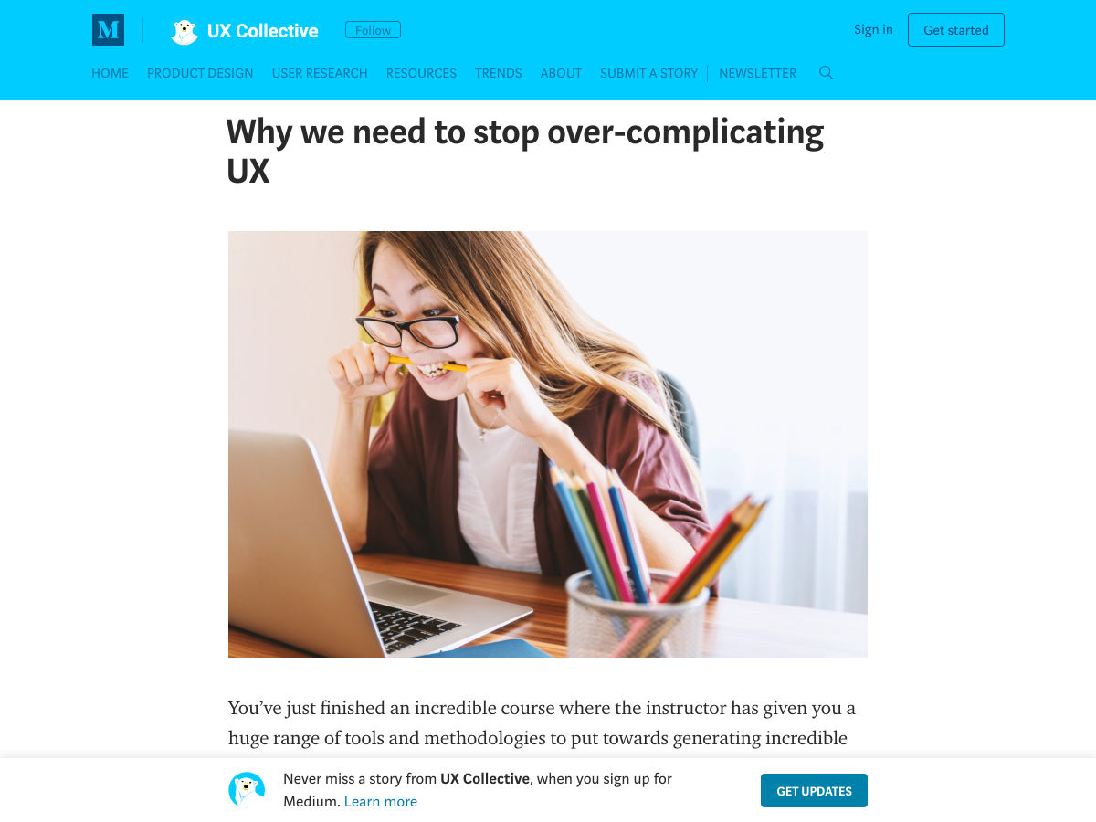 Popular design news of the week: October 15, 2018 - October 21, 2018 overcomplicating
