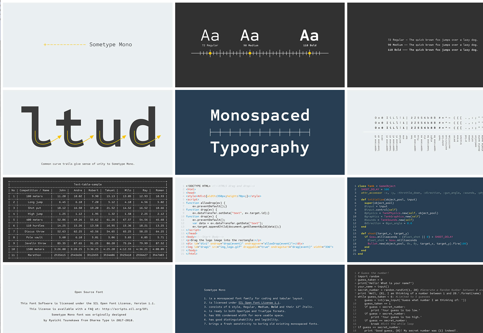 What’s New for Designers, October 2018 sometype