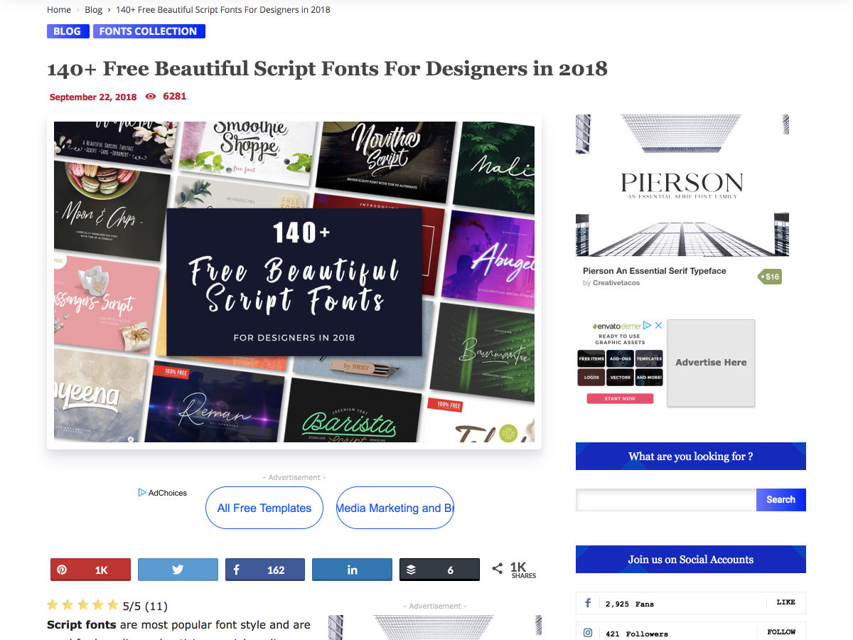 Popular design news of the week: October 1, 2018 - October 7, 2018 scriptfonts