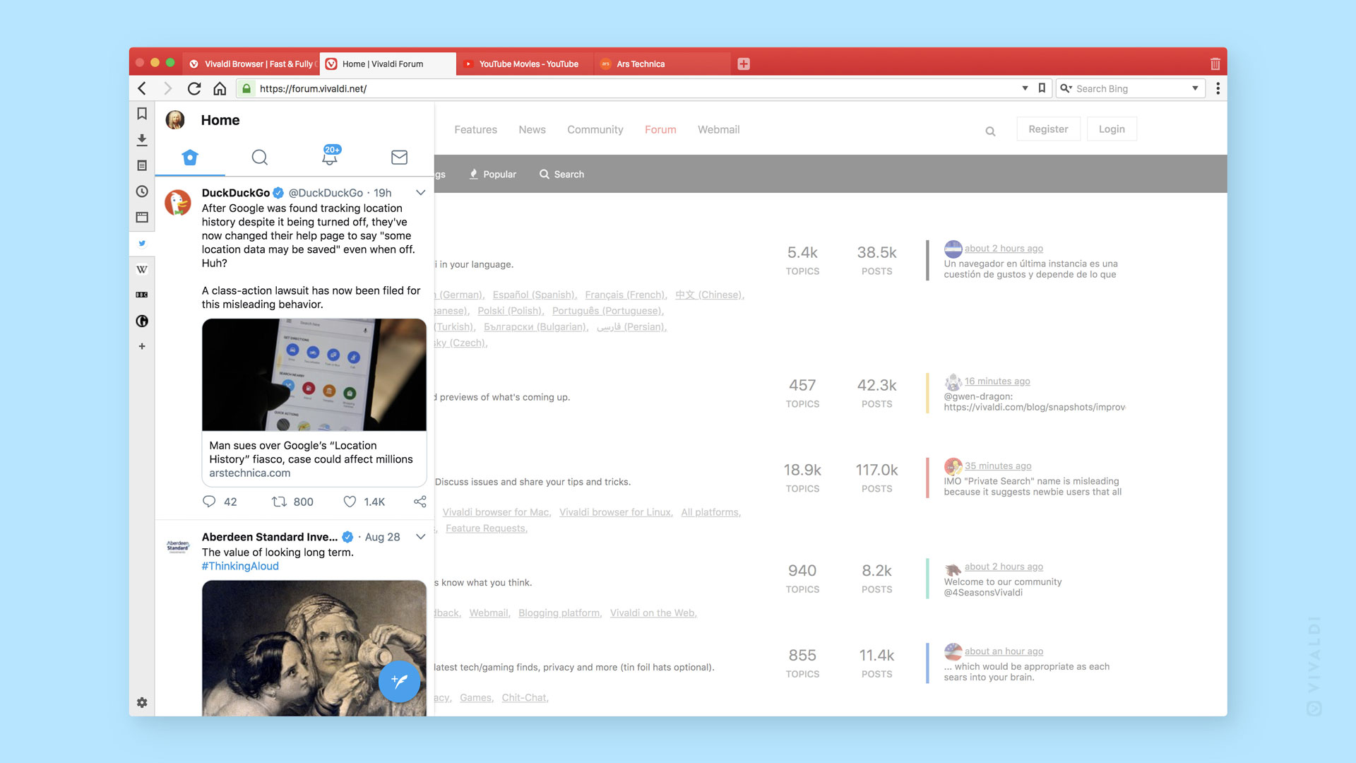 Vivaldi 2.0 Released floating-side-panel-in-vivaldi
