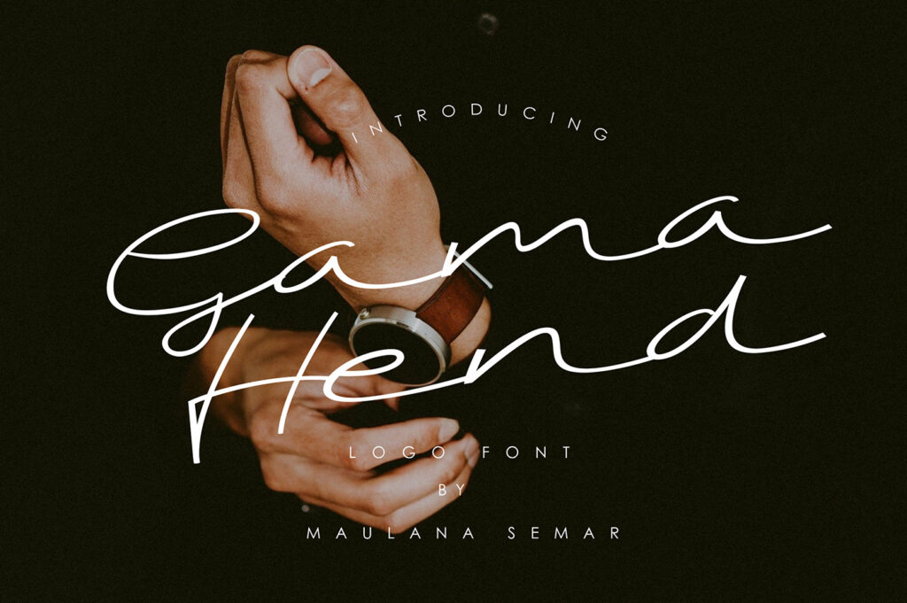 Free Download: Gama Hend Logo Font