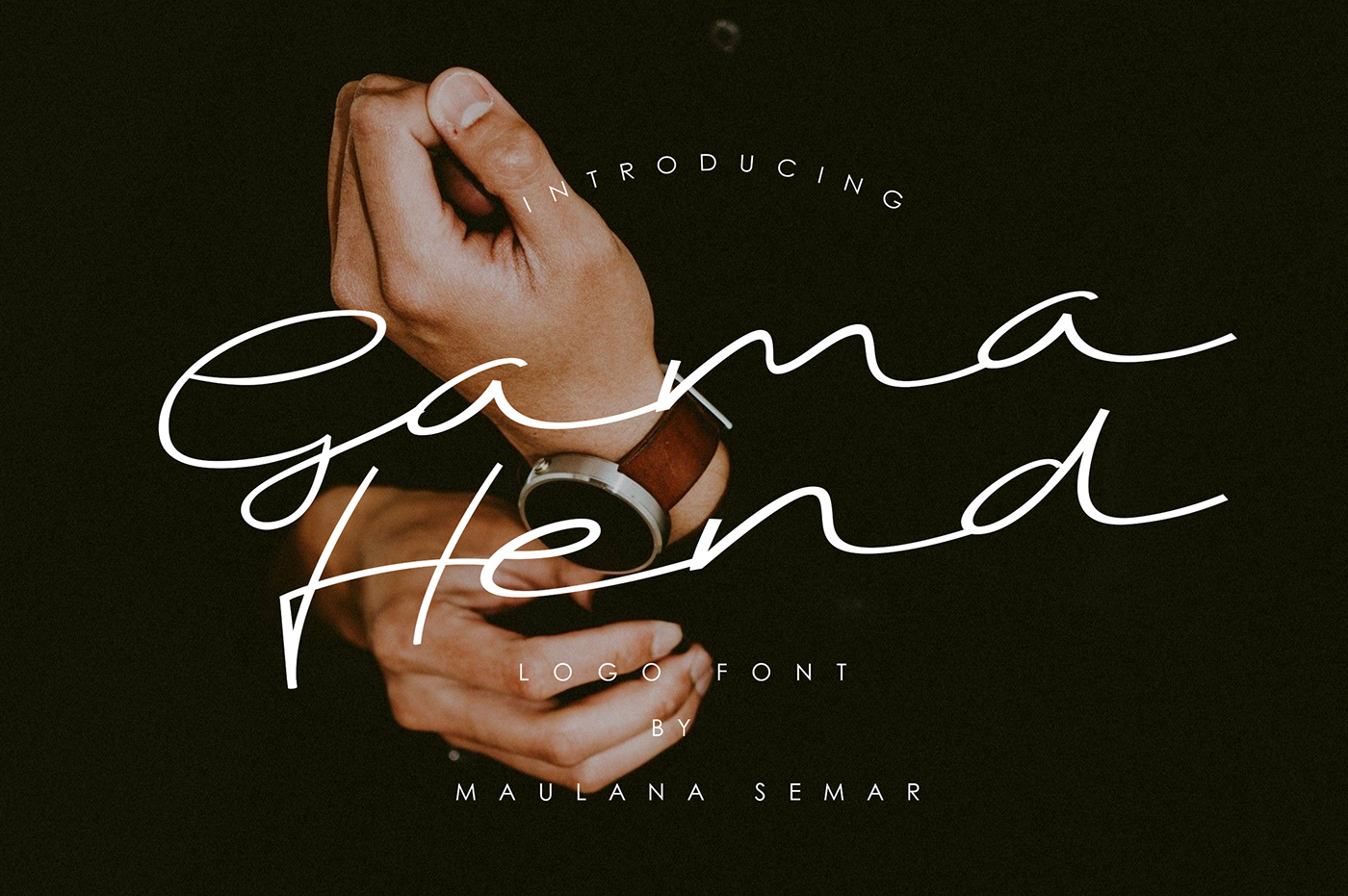 Free Download: Gama Hend Logo Font m1