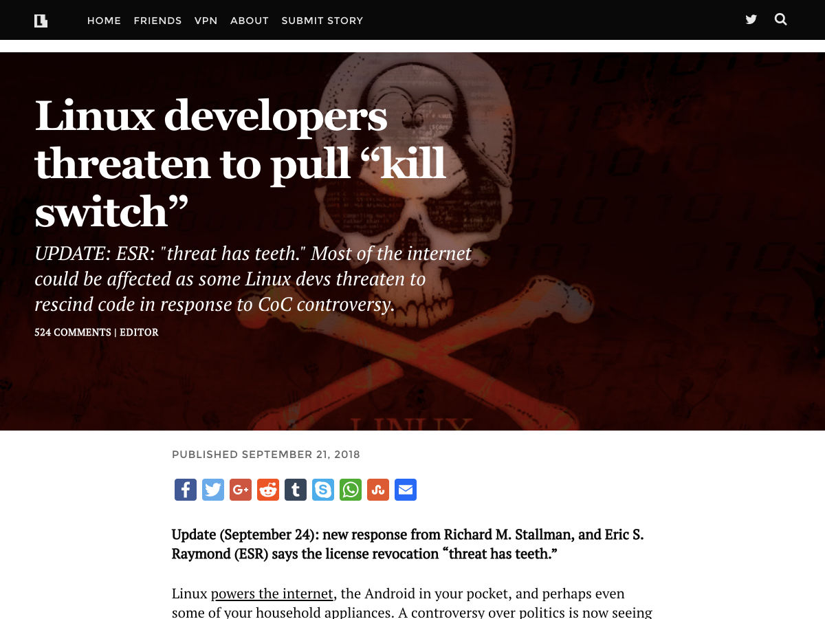 Popular design news of the week: September 24, 2018 - September 30, 2018 linux 1