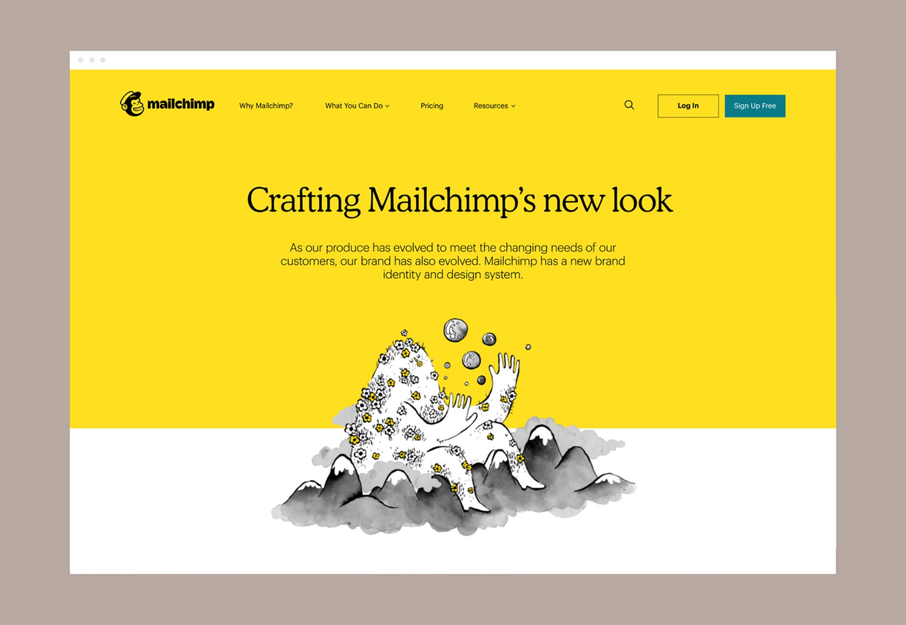 Mailchimp Unveils Quirky Rebrand design