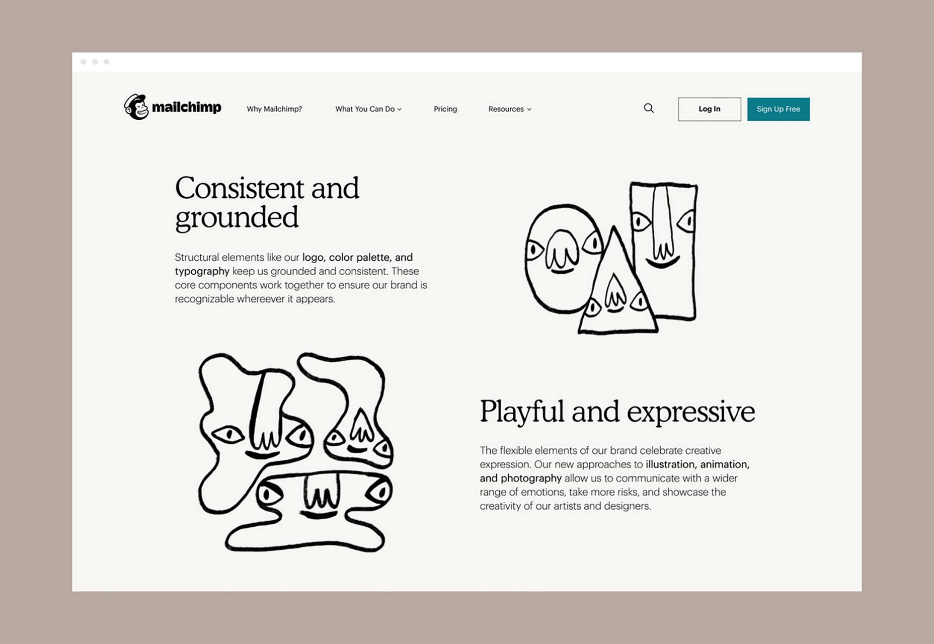 Mailchimp Unveils Quirky Rebrand values