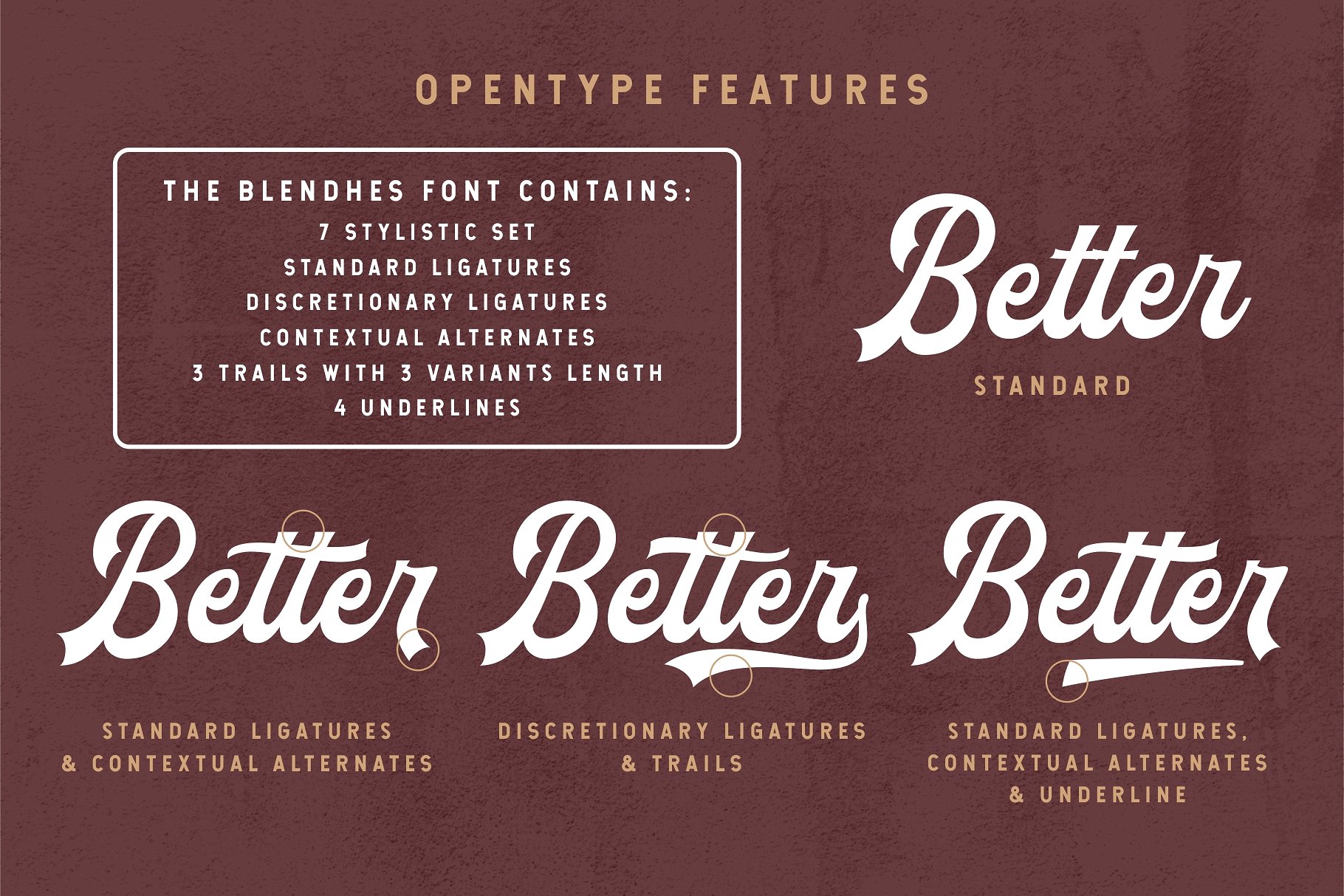 Free Download: The Blendhes Typeface b4